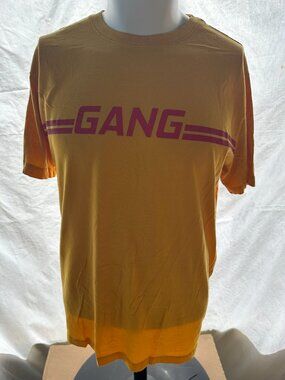 Forever 21 Gang Men's Yellow T Shirt Size Medium